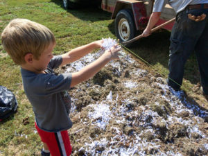 Sheet mulching tutorial - bulk layer