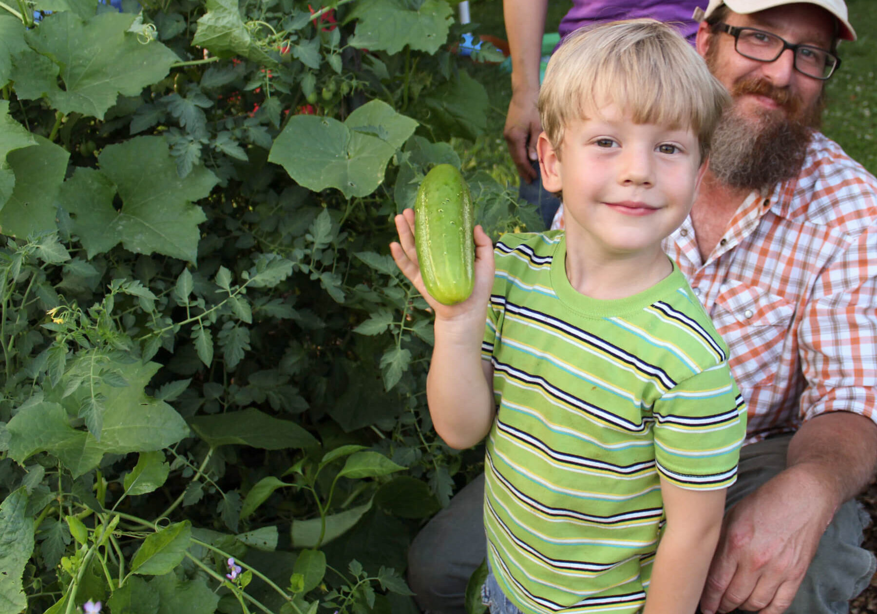 New-gardener-with-cucumber